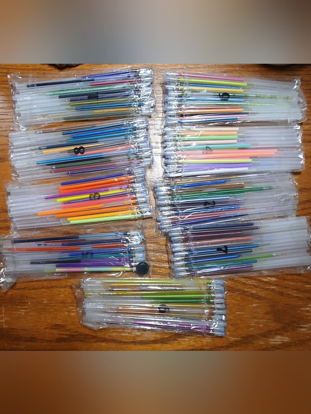 Assorted Multicolor Gel Pen Refils
